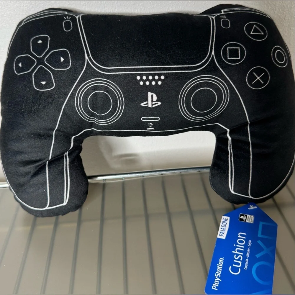 Sony PlayStation black Controller shaped Pillow cushion